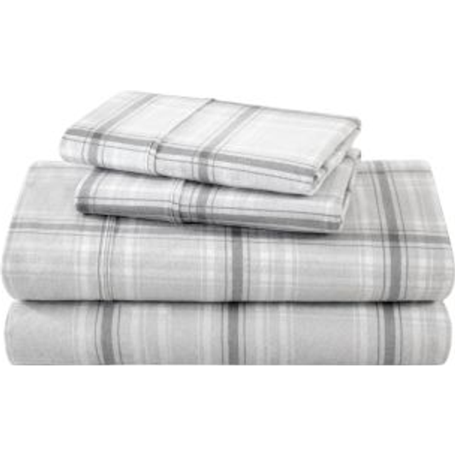 Bare Home Flannel Sheet Set Prints  100% Cotton  Velvety Soft Heavyweight - Double Brushed Flannel for Extra Softness & Comfort - Deep Pocket - Bed Sh