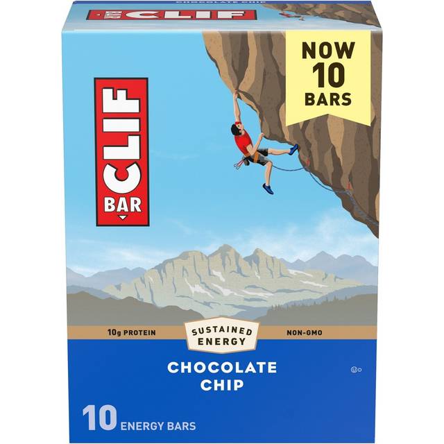 Clif Bar Non-GMO Energy Bars Chocolate Chip 10 Bars