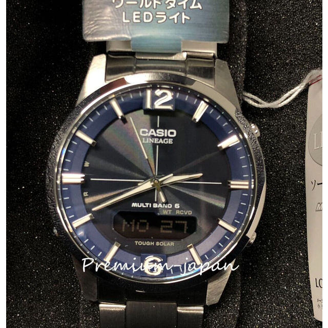 [Casio] Lineage Watch Radio Solar LCW-M170D-2AJF Men's Silver
