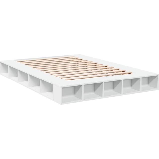 vidaXL Bed Frame without Mattress White 140x200 cm