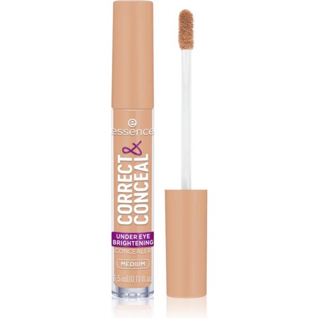 essence | Correct & Conceal Under Eye Brightening Concealer | Easy Application  Lightweight  Buildable  Infused with Aloe Vera | Vegan & Cruelty Free