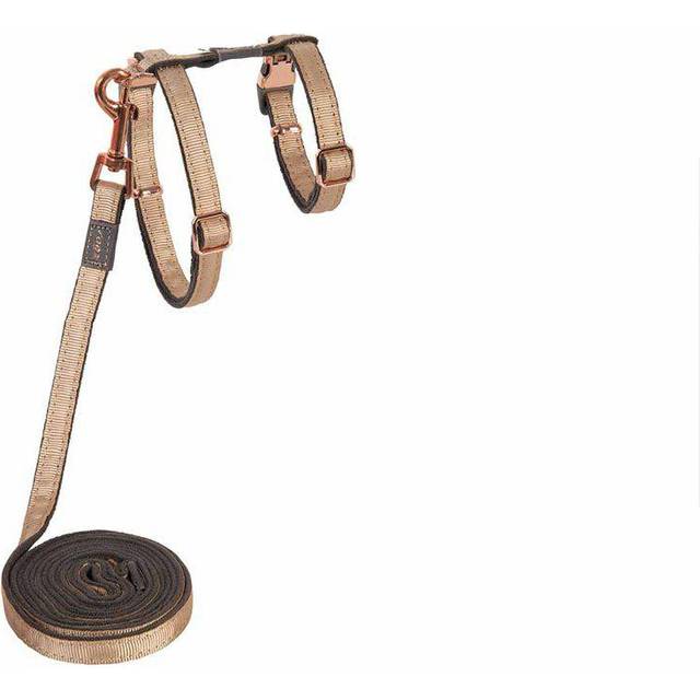 Rogz Urbancat sele med koppel 11mm24-40cm - Rosa