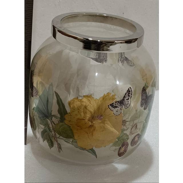 Glass Table Vase - Clear (13cm H X 7cm W X 7cm D)