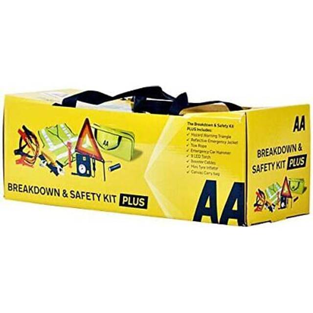 Aa car / van essential travel emergency breakdown and safety travelling kit plus
