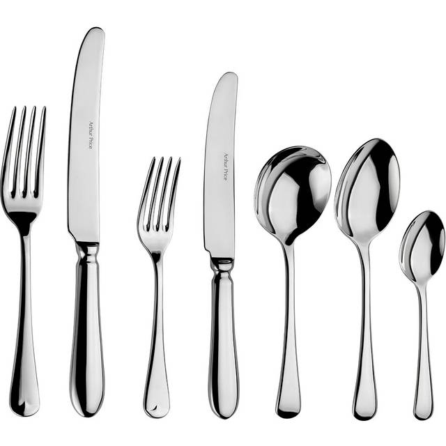 Arthur Price Stainless Steel Old English 42-piece Stainless-steel Cutlery Set - stainless steel