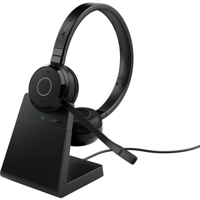 Jabra Evolve 65 TE MS Stereo med Headset Holder