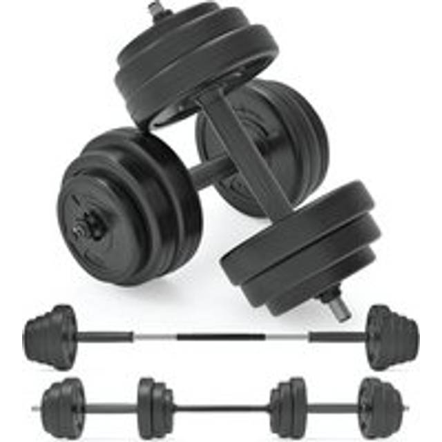 Body Revolution Vinyl Dumbbell Set 40Kg, Black
