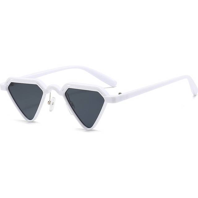 (StyleB) Fashion Sunglasses Womens Unique Triangle Frame Design Outdoor Sun Protection