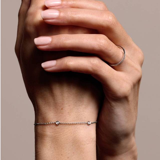 Sunshine Diamond Bracelet - Silver (*)