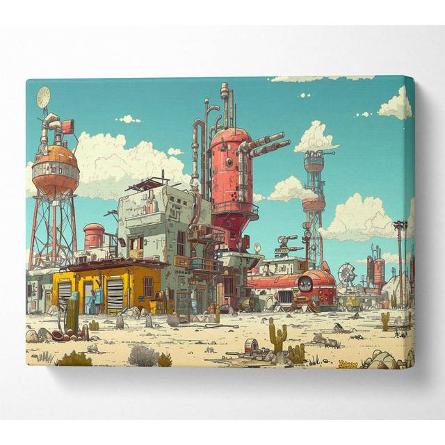 No Frame Print on Canvas - Multicolour (101.6cm H x 142.2cm W)