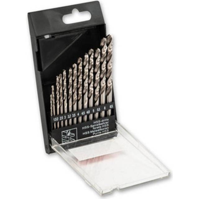 Axminster Workshop 13 Piece High Speed Steel Ground Drill Bit Set