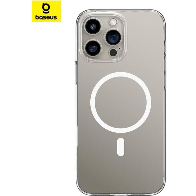 Baseus Magnetic Case for iPhone 16 15 14 Pro Max for MagSafe Wireless Charging PC Case for iPhone 13 12 11 Pro Max Funda Case - PC Magnetic Case