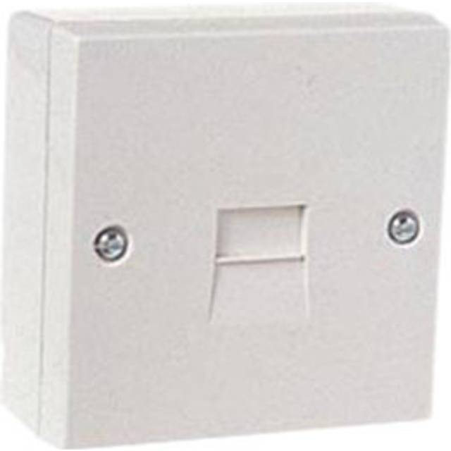 Dencon 7201 Telephone Socket 1 Way White
