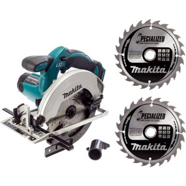 Makita DSS611Z 18V LXT Lithium Ion 165mm Circular Saw Bare 2 x Specialized Blade