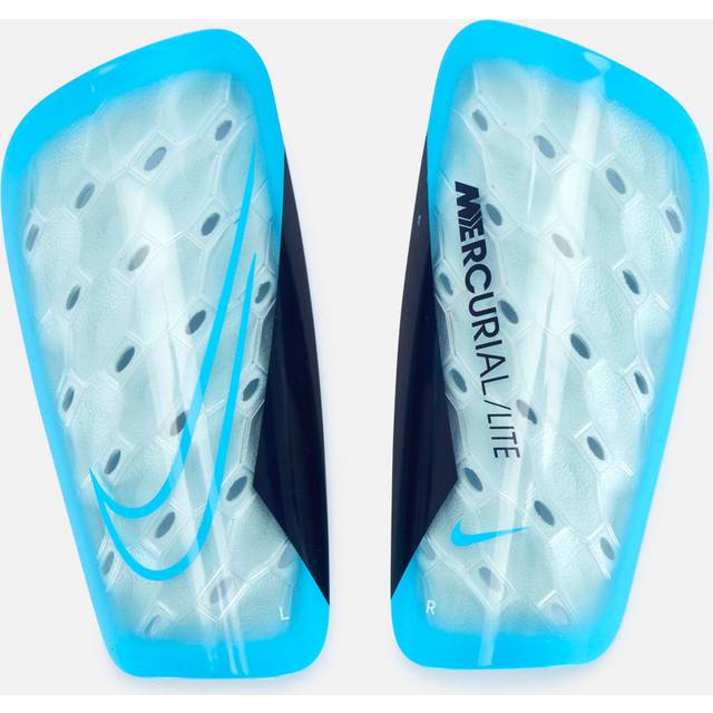 Nike Unisex Mercurial Lite - Fa22 Benskydd, Blue Fury/Black/Blue Fury, M