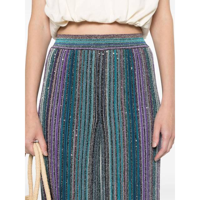 Missoni Striped lame palazzo pants - multicoloured (UK 8)