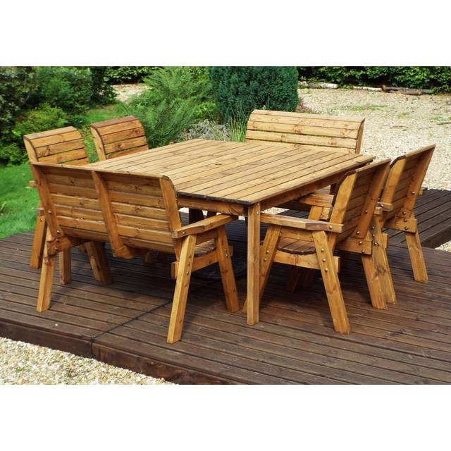 Eight Seater Table Set - Burgundy