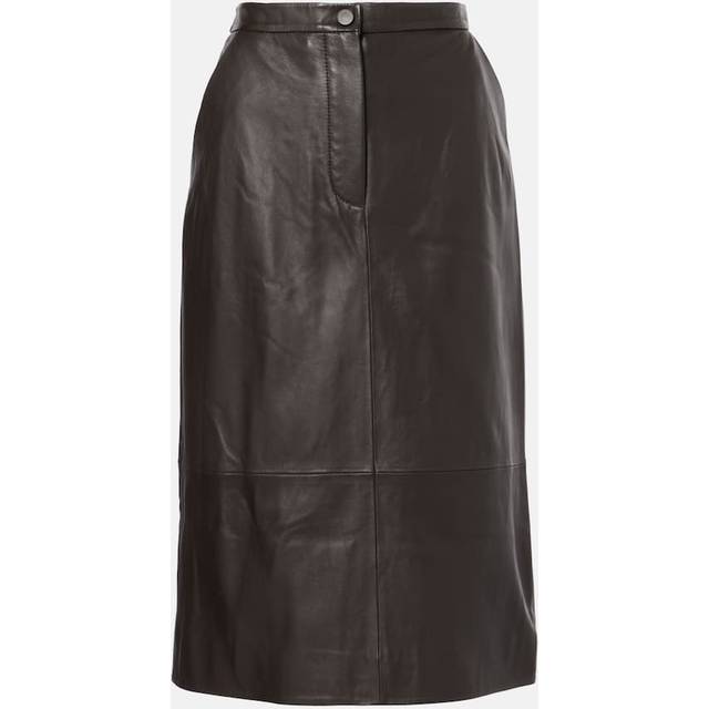 Brunello Cucinelli Wool midi skirt - black (UK 4)