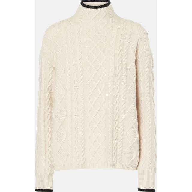 &#39;S Max Mara Feltro wool and cashmere turtleneck sweater - white (UK 4)