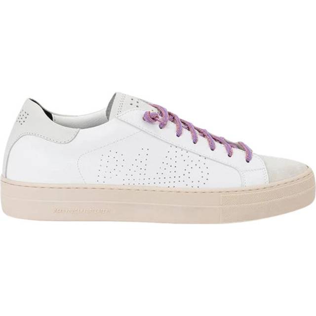 P448, Sneakers, female, White, 3 UK, White Leather Sneaker