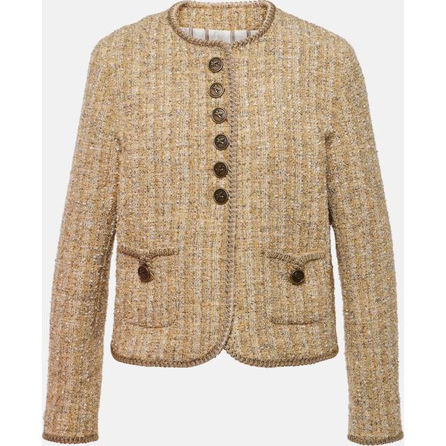 Etro Tweed jacket - yellow (UK 18)