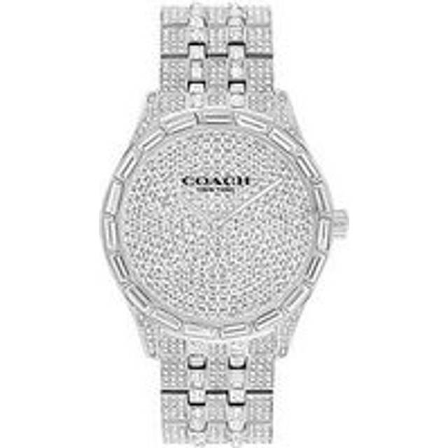 Coach Women's Brooks Crystal Bracelet Strap Watch, Silver