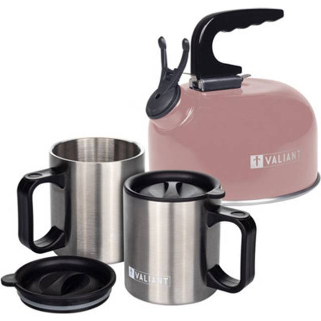 Valiant Camping Kettle and Insulated Mugs