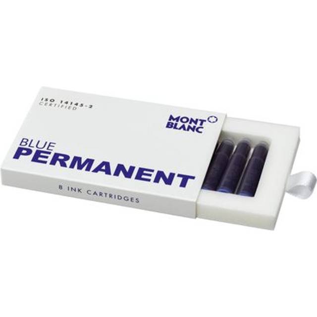 Montblanc - Ink Cartridges, Permanent Blue - Ink Cartridge - Blue (OneSize)