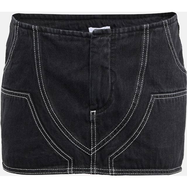Off-White Low-rise denim miniskirt