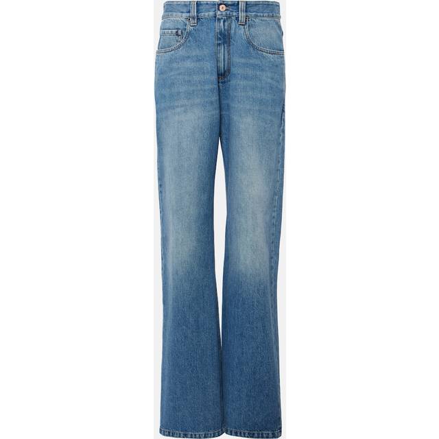 Brunello Cucinelli Mid-rise wide-leg jeans - blue (UK 18)
