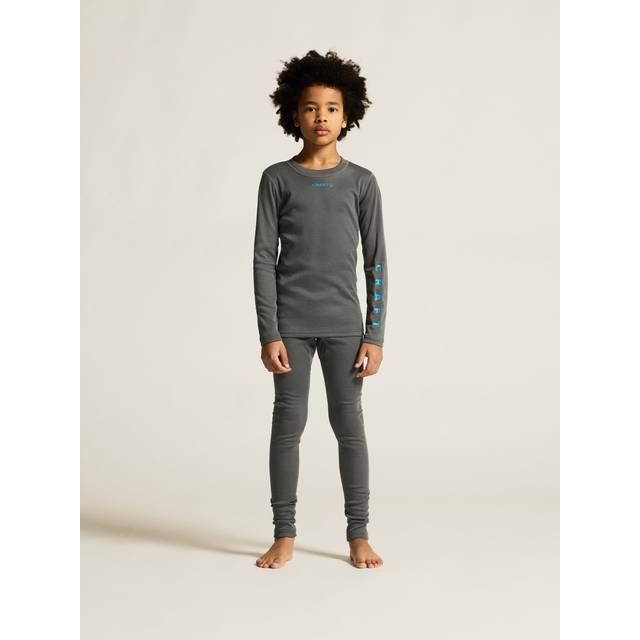 CRAFT Core Warm Baselayer Set J |Grå |98-104