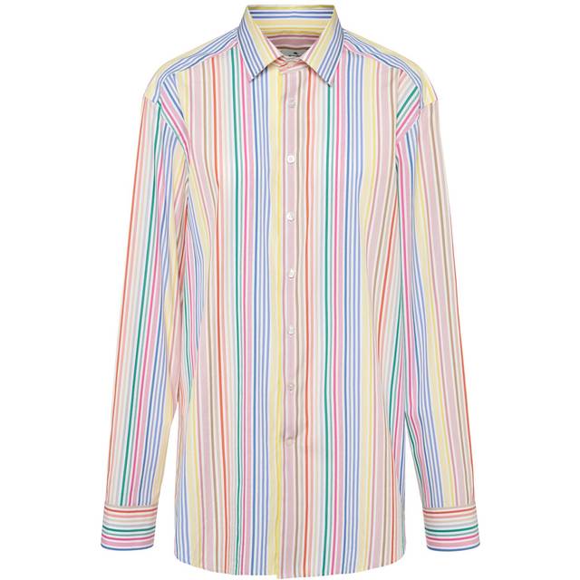 Etro Oversized striped cotton shirt