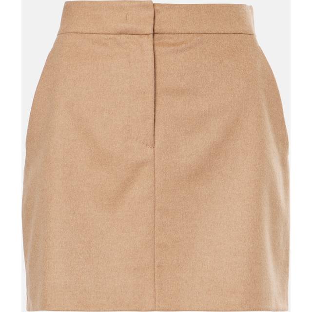 Max Mara Ancella camel hair miniskirt - beige (UK 18)