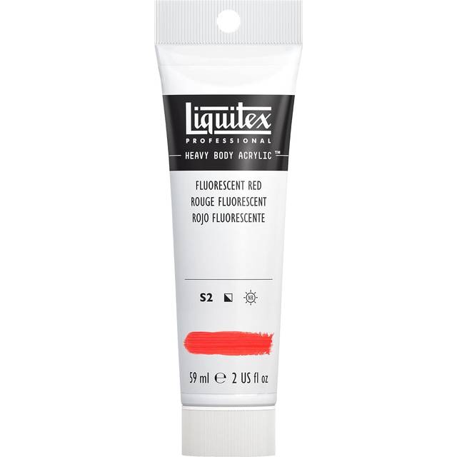 Liquitex Heavy Body Acrylic 59ml 983 Fluorescent Red