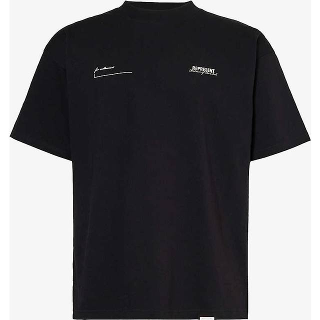 REPRESENT Patron Of The Club Cotton-Jersey T-Shirt - S - Black