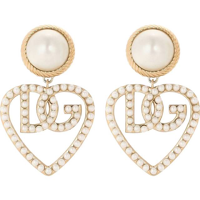 Dolce & Gabbana, Earrings, female, Yellow, ONE SIZE, Gold Earrings Clips