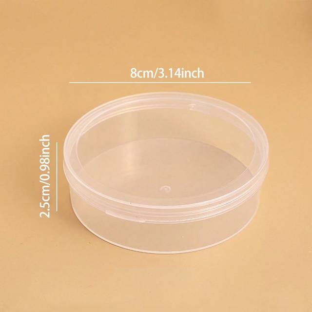 SHEIN 1pc Dustproof Makeup Sponge Storage Box, Rectangular Or Round Cosmetic Organizer, Cosmetic Accessory For Women, Portable Accessories Storage