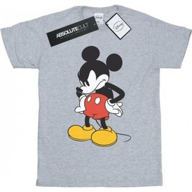 Mickey Mouse Angry Look Down T-Shirt - White - 5-6 Years