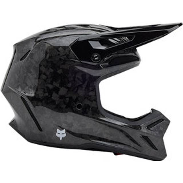 FOX V3 Rs Carbon Solid Crosshjälm Svart