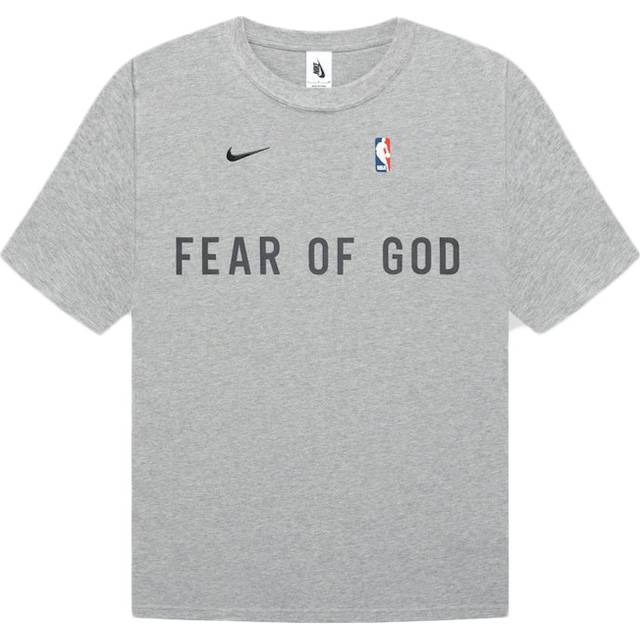 Nike x Fear of God x NBA Short Sleeve Men Grey Dark gray CU4699-063 - Dark Gray - XXL