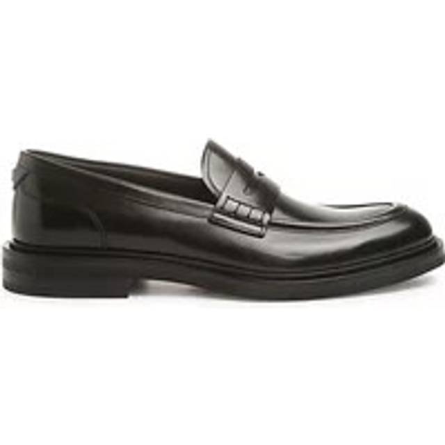 Dolce&Gabbana Black Brushed Calfskin Loafers - NERO - IT 41