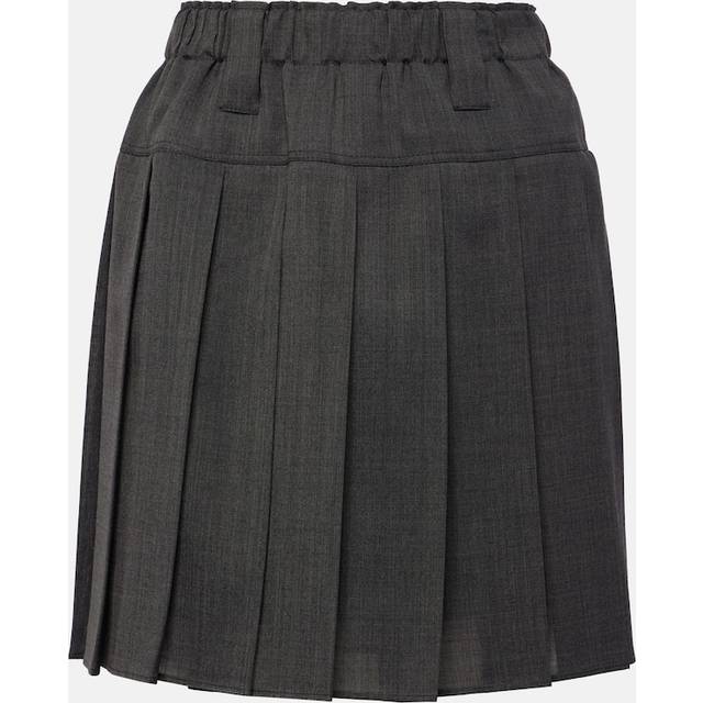 Brunello Cucinelli Pleated tennis skirt - grey (UK 8)