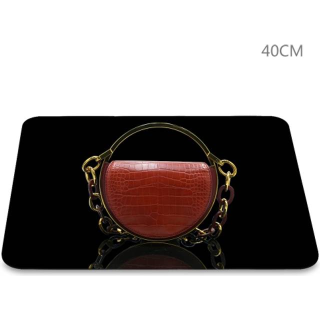 PULUZ 39cm Photography Acrylic Reflective Display Table Background Board(Black)