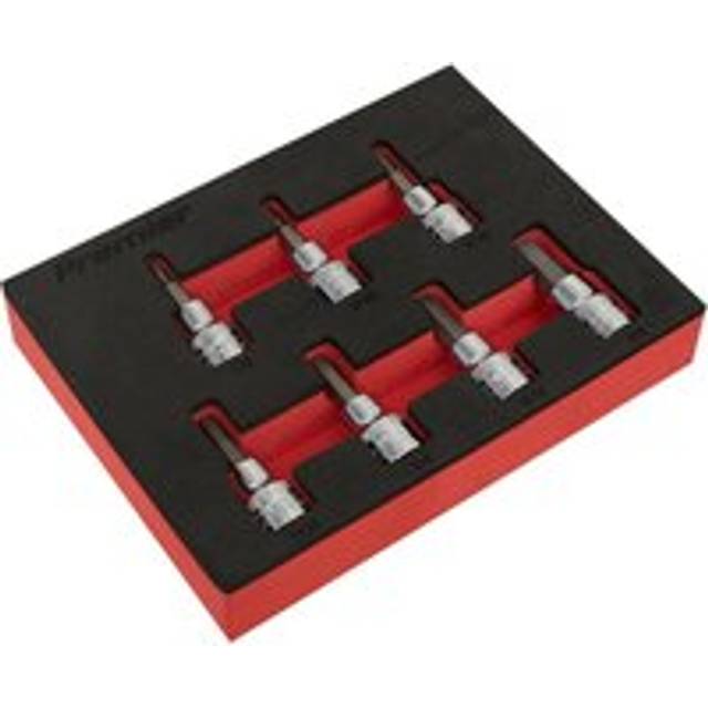 "7 PACK Imperial Male Hex Bit Set - 3/8"" Square Drive Socket - Premium S2 STEEL"