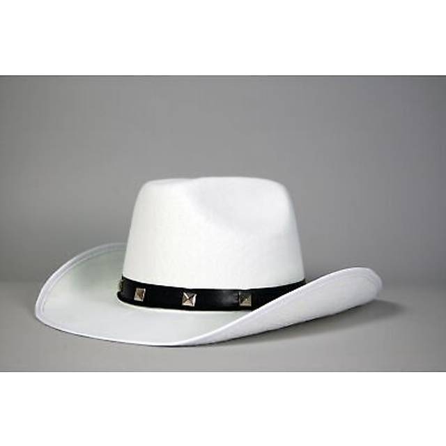 Official Forum BH367C White Cowboy Studded Hat Hats Western