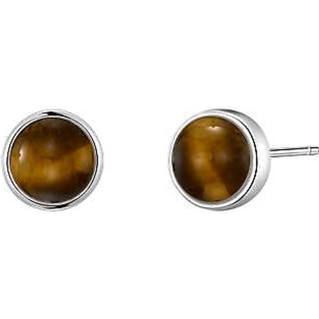 Tigers eye stud earrings