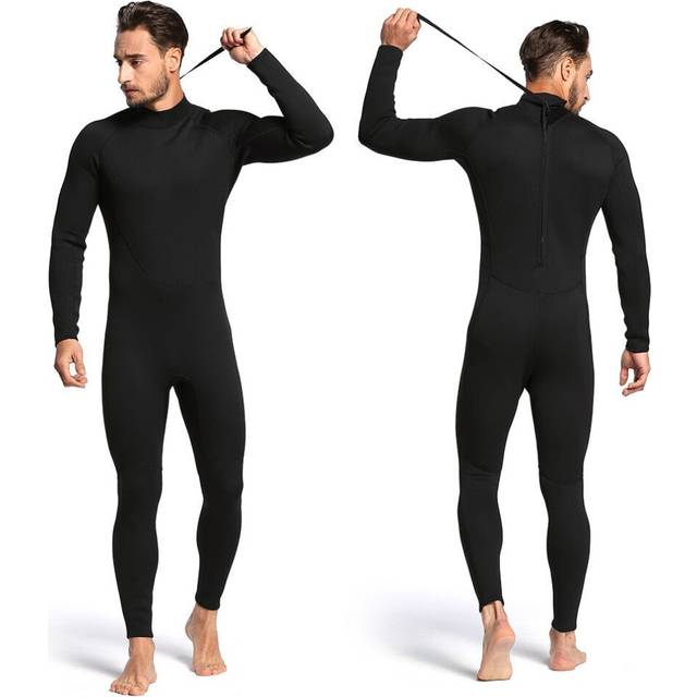 (Woman, L) Full Body Wetsuit Swimming Surfing Diving Snorkeling Suit Jumpsuit
