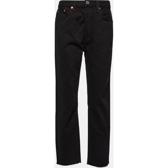 Re/Done '70s Stove Pipe straight jeans - black (31)