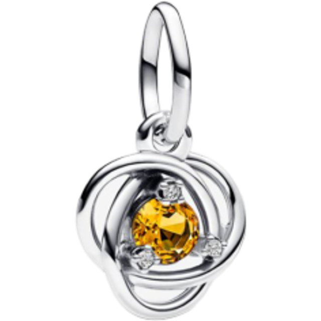 Pandora November Birthstone Eternity Circle Dangle Charms