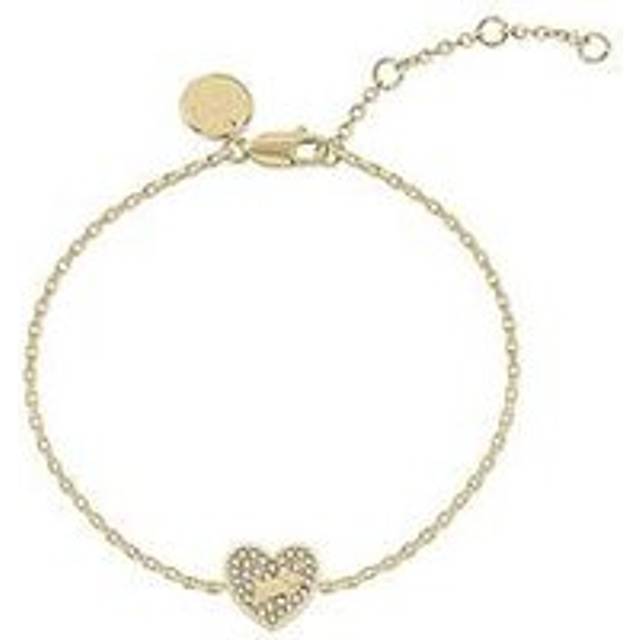 Radley London 18ct Gold Plated Pav&#xA9; Stone Heart Bracelet